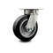 Service Caster 6 Inch Kingpinless Rubber on Aluminum Wheel Swivel Top Plate Caster SCC SCC-KP30S620-RAR - alternate 1